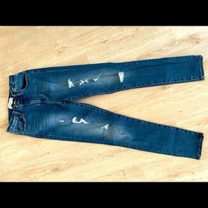 Abercrombie Ripped Skinny Jeans Size 27 high rise
